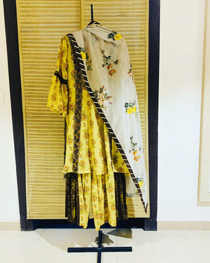 Flared sharara suit Flared sharara suit