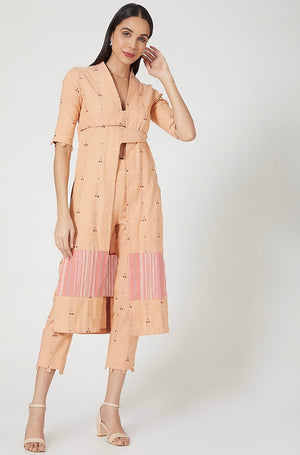 Long cotton jacket set Long cotton jacket set