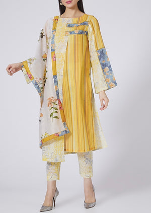 Panelled suit Panelled suit