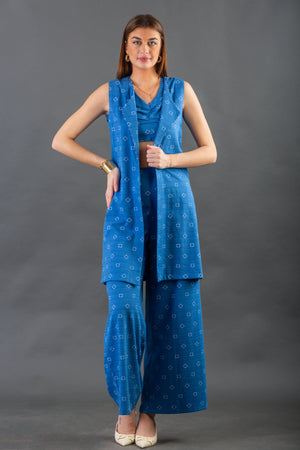 Blue placket set Blue placket set