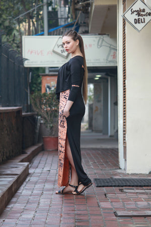 Printed assymetric dress Printed assymetric dress