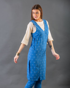 Blue overlay kurta Blue overlay kurta