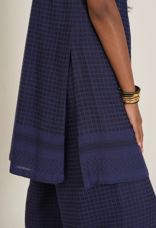 Tie blue set