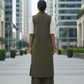 Coll set olive