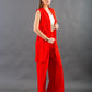 Red shoulder flap set