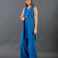 Blue placket set