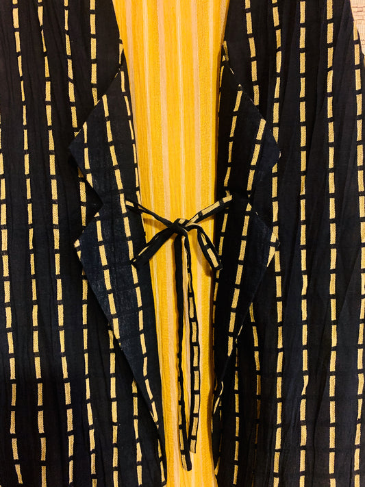 Yellow tie tunic