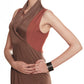 Neck-wrap dress