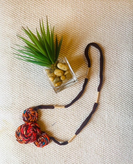 Brown-orange neck piece